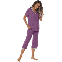 YIRUIYA Women's lightweight, loose and comfortable pajama set