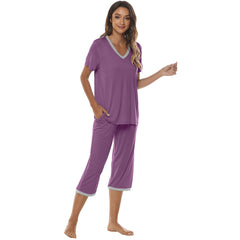 YIRUIYA Women's lightweight, loose and comfortable pajama set