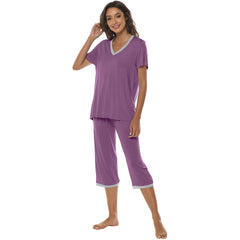 YIRUIYA Women's lightweight, loose and comfortable pajama set