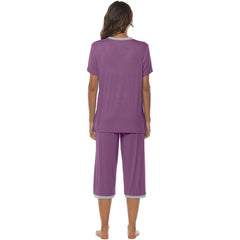 YIRUIYA Women's lightweight, loose and comfortable pajama set