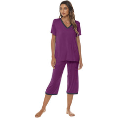 YIRUIYA Women's lightweight, loose and comfortable pajama set