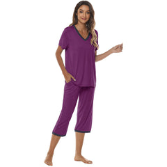 YIRUIYA Women's lightweight, loose and comfortable pajama set