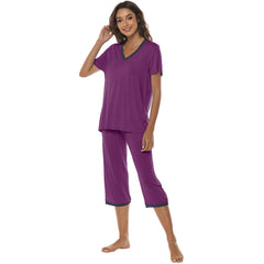 YIRUIYA Women's lightweight, loose and comfortable pajama set