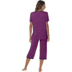 YIRUIYA Women's lightweight, loose and comfortable pajama set