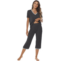 YIRUIYA Women's lightweight, loose and comfortable pajama set