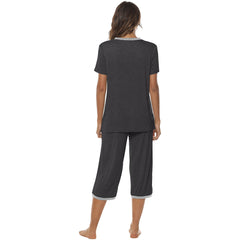 YIRUIYA Women's lightweight, loose and comfortable pajama set