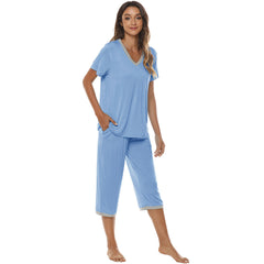 YIRUIYA Women's lightweight, loose and comfortable pajama set