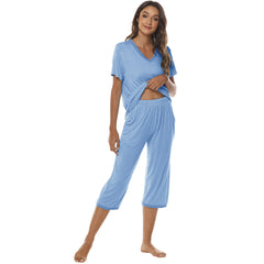 YIRUIYA Women's lightweight, loose and comfortable pajama set