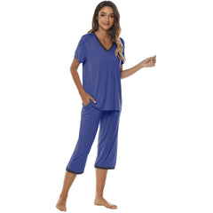 YIRUIYA Women's lightweight, loose and comfortable pajama set