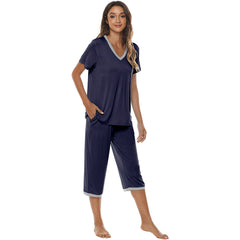 YIRUIYA Women's lightweight, loose and comfortable pajama set