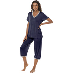 YIRUIYA Women's lightweight, loose and comfortable pajama set