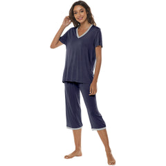 YIRUIYA Women's lightweight, loose and comfortable pajama set