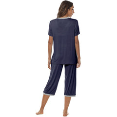 YIRUIYA Women's lightweight, loose and comfortable pajama set