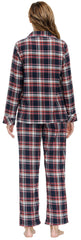 YIRUIYA Women's cotton pajama set plaid pajama set