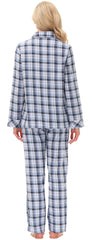 YIRUIYA Women's cotton pajama set plaid pajama set