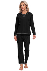 YIRUIYA Women's lightweight casual pajama set with pockets