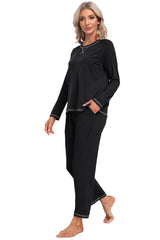 YIRUIYA Women's lightweight casual pajama set with pockets