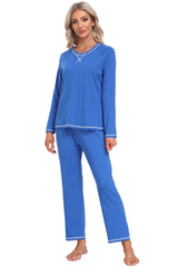 YIRUIYA Women's lightweight casual pajama set with pockets