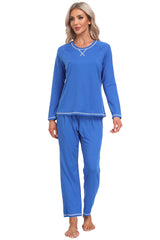 YIRUIYA Women's lightweight casual pajama set with pockets