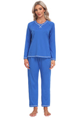 YIRUIYA Women's lightweight casual pajama set with pockets