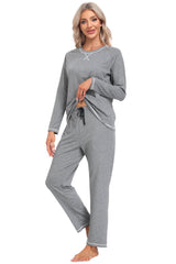 YIRUIYA Women's lightweight casual pajama set with pockets