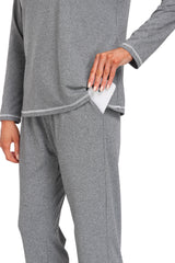 YIRUIYA Women's lightweight casual pajama set with pockets