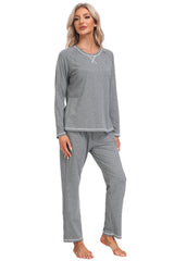 YIRUIYA Women's lightweight casual pajama set with pockets