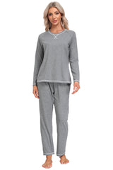 YIRUIYA Women's lightweight casual pajama set with pockets