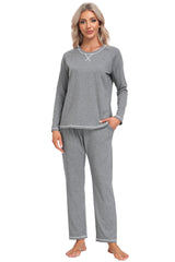 YIRUIYA Women's lightweight casual pajama set with pockets