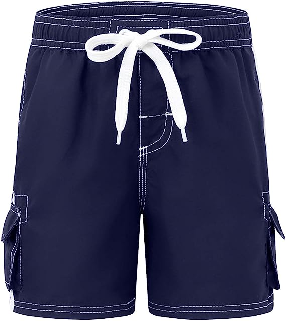 Big Boys' Quick Dry Beach Board Shorts - morefiz