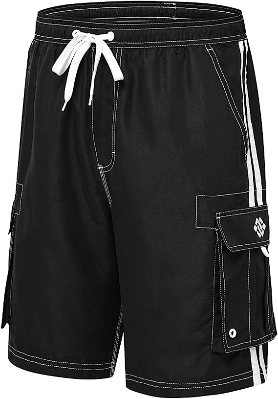 Big Boys' Quick Dry Beach Board Shorts - morefiz