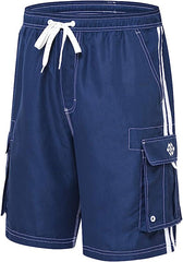 Big Boys' Quick Dry Beach Board Shorts - morefiz