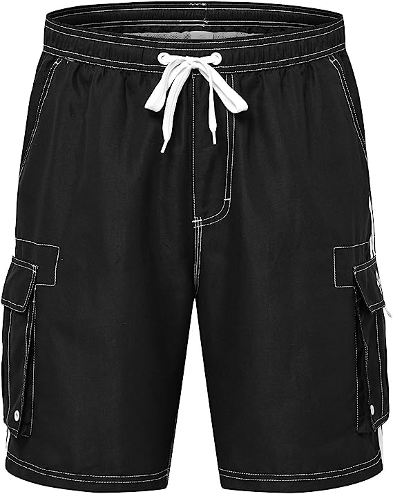 Big Boys' Quick Dry Beach Board Shorts - morefiz