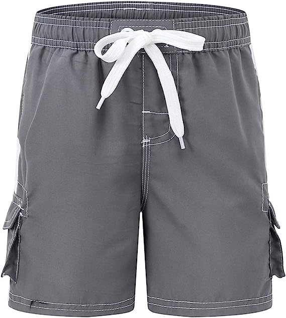 Big Boys' Quick Dry Beach Board Shorts - morefiz