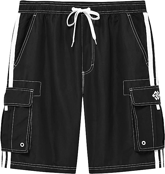 Big Boys' Quick Dry Beach Board Shorts - morefiz