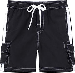 Big Boys' Quick Dry Beach Board Shorts - morefiz