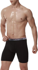 Boxer Briefs Men Pack Long Leg +Big Size Underpants - morefiz