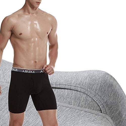 Boxer Briefs Men Pack Long Leg +Big Size Underpants - morefiz