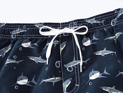 Boys' Printed Swim Trunks Beach Board Shorts - morefiz