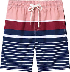 Boys' Printed Swim Trunks Beach Board Shorts - morefiz