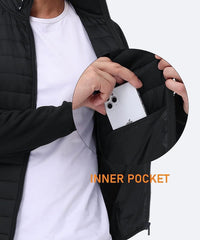 Lightweight Puffer Jacket Windproof Warm Outwear for Travel Outdoor Hiking - morefiz