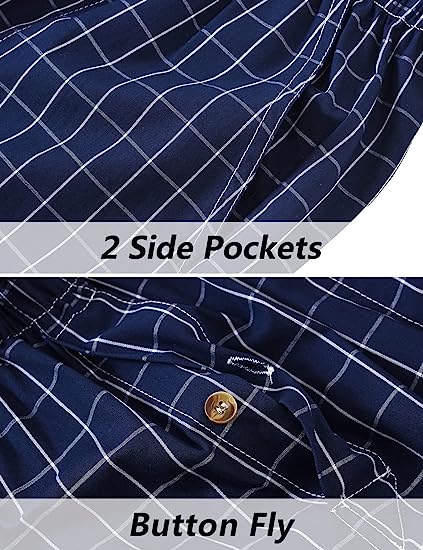 Men's 3-Pack Woven Pajama Shorts - morefiz