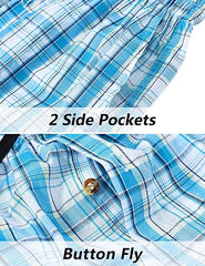 Men's 3-Pack Woven Pajama Shorts - morefiz