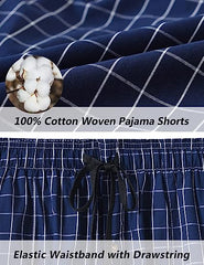 Men's 3-Pack Woven Pajama Shorts - morefiz