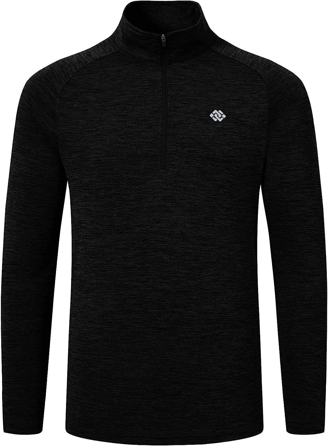 Men's Half Zip Running Pullover Long Sleeve + Sun Protection Hiking Fishing Sports Top - morefiz