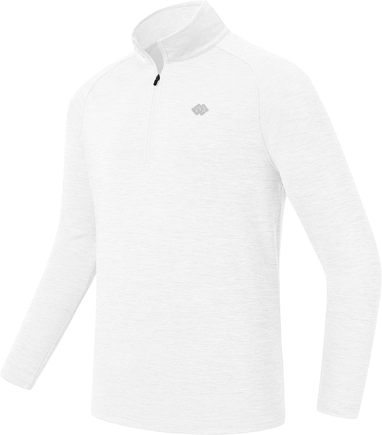 Men's Half Zip Running Pullover Long Sleeve + Sun Protection Hiking Fishing Sports Top - morefiz