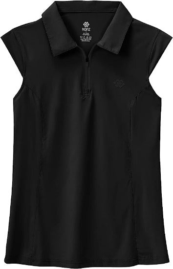 Women Racerback Sleeveless Golf Polo Shirts - morefiz