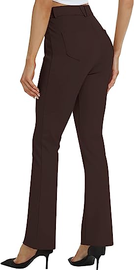 Women Slacks Pants Business Casual Yoga Dress Pants - morefiz