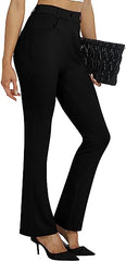 Women Slacks Pants Business Casual Yoga Dress Pants - morefiz