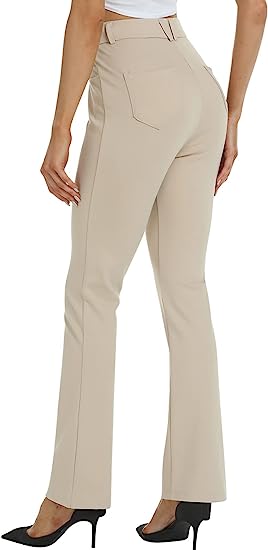 Women Slacks Pants Business Casual Yoga Dress Pants - morefiz